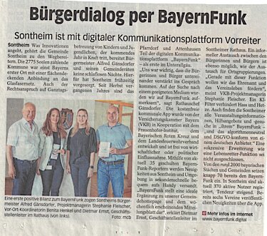 BayernFunk - Die Kommunikationsplattform für die Gemeinde Sontheim
